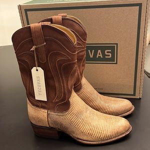 Tecovas, the Nolan Canyon Relic Lizard, size 11.5 D